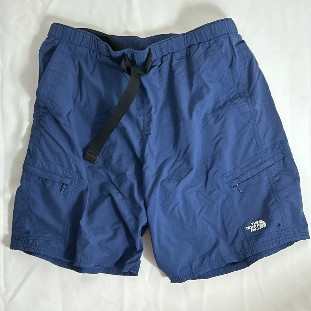 The North Face Men’s Size Large Royal Blue Baggies Nylon Swim Shorts Beachwear